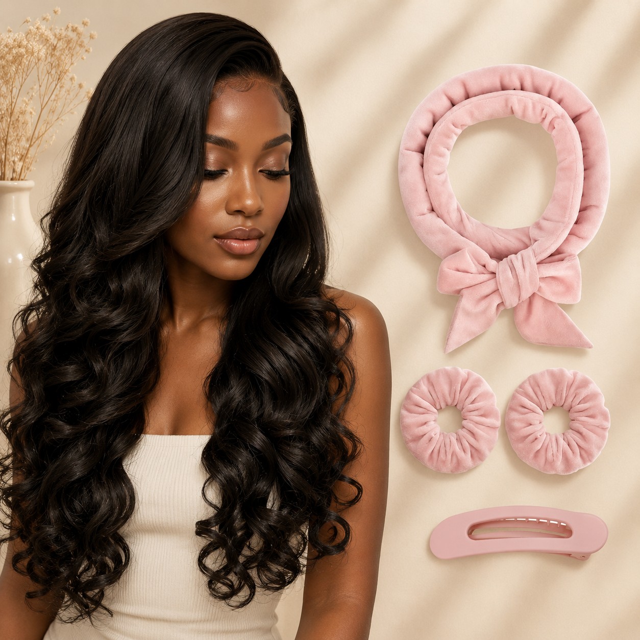 Heatless Hair Curling Set