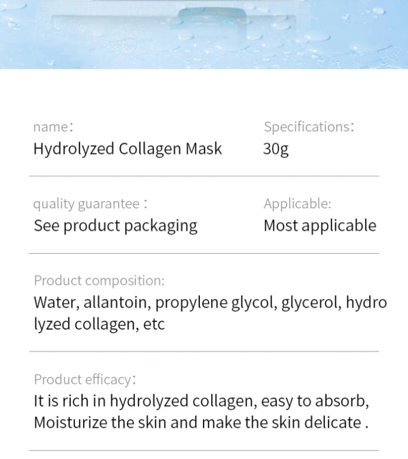 Collagen + Hyaluronic Acid Hydrating Face Sheet Mask